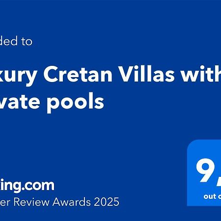 Luxury Cretan Villas With Private Pools Gállos Dış mekan fotoğraf