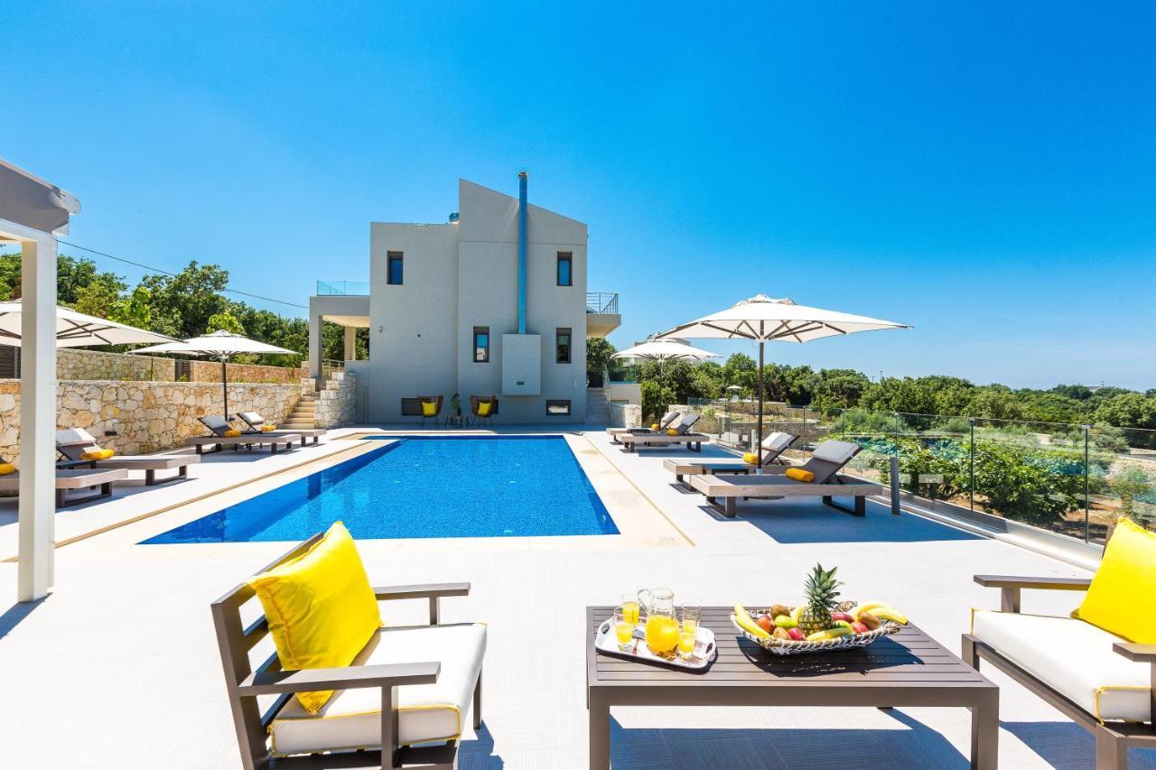 Luxury Cretan Villas With Private Pools Gállos Dış mekan fotoğraf