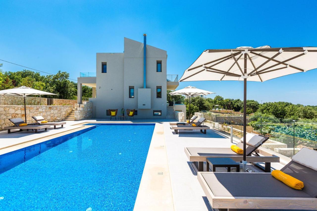 Luxury Cretan Villas With Private Pools Gállos Dış mekan fotoğraf