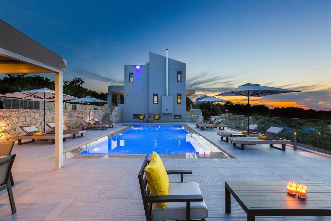 Luxury Cretan Villas With Private Pools Gállos Dış mekan fotoğraf